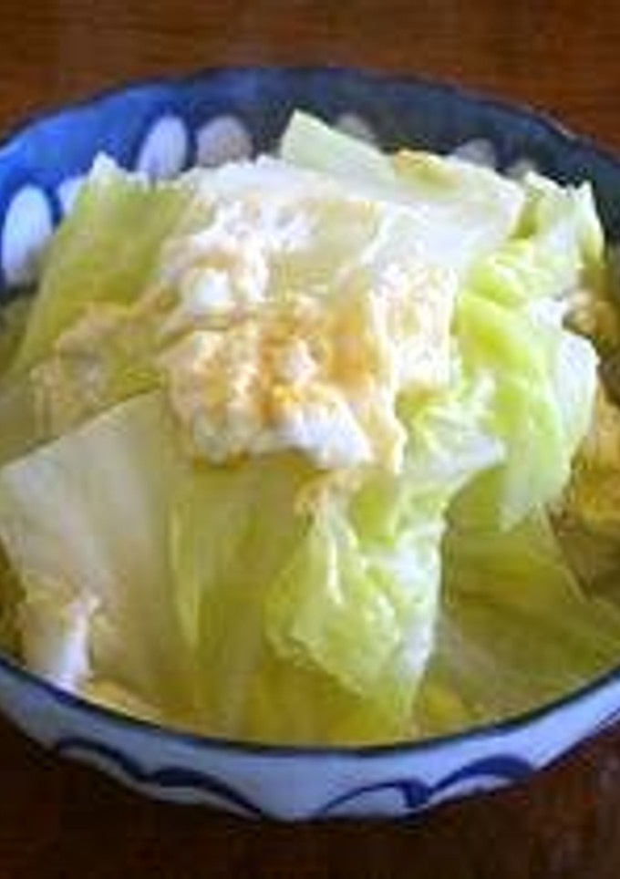 我が家のあっさり白菜卵とじ-レシピのメイン写真