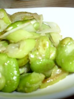そら豆のネギ油炒め-レシピのメイン写真