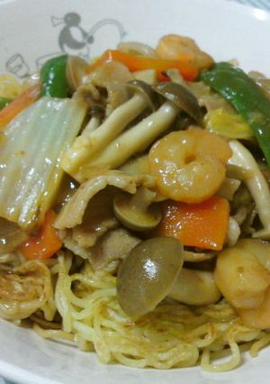 残り野菜で具だくさん❤あんかけ焼きそば-レシピのメイン写真