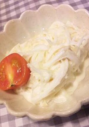 新食感？簡単山芋と大根のサラダ-レシピのメイン写真