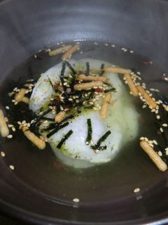 超超超簡単! もち茶漬け-レシピのメイン写真