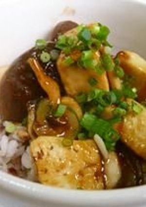 キノコと豆腐のヘルシー☆ラカントＤＯＮ-レシピのメイン写真