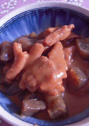 我が家のどて煮-レシピのメイン写真