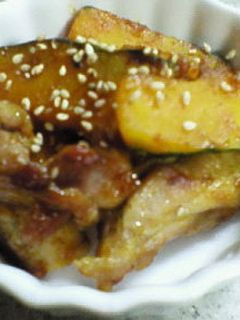 鶏肉とかぼちゃのカレー炒め-レシピのメイン写真