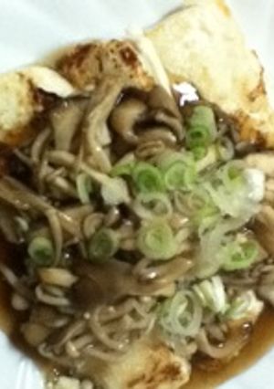 簡単ヘルシーきのこ豆腐ステーキ-レシピのメイン写真