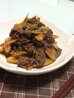 ご飯もお酒も進む♡牛肉とゴボウのしぐれ煮-レシピのメイン写真
