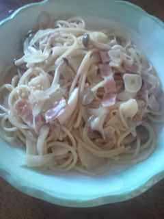 ベーコンときのこの和風パスタ♪♪-レシピのメイン写真