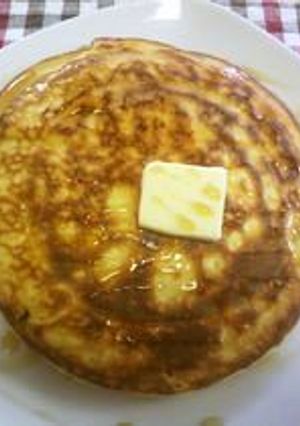 モッチモチ☆バナナ・チーズ米粉パンケーキ-レシピのメイン写真