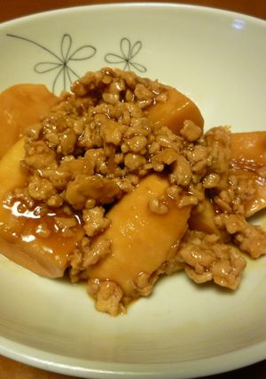 ☼水煮たけのこで簡単♪鶏そぼろ煮-レシピのメイン写真