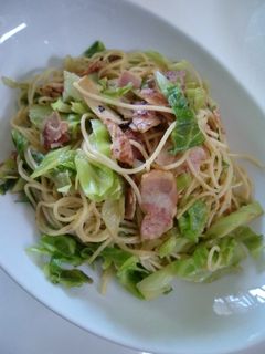 簡単!キャベツとベーコンのあっさりパスタ-レシピのメイン写真