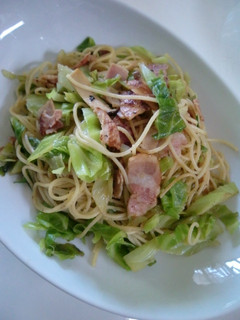 簡単!キャベツとベーコンのあっさりパスタ-レシピのメイン写真