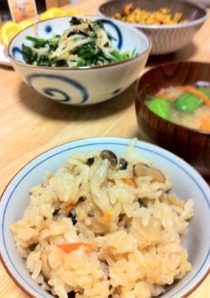うちの炊き込みご飯。-レシピのメイン写真