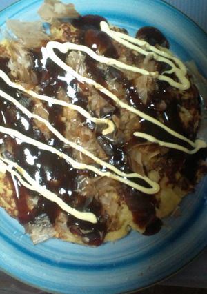 長芋だけで☆ヘルシーお好み焼き-レシピのメイン写真
