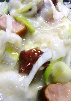 長ネギと焼き豚のモチがらめ-レシピのメイン写真