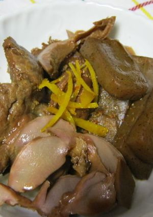 砂肝の醤油煮-レシピのメイン写真