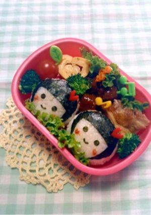 *キャラ弁* ふたごの女の子♡-レシピのメイン写真