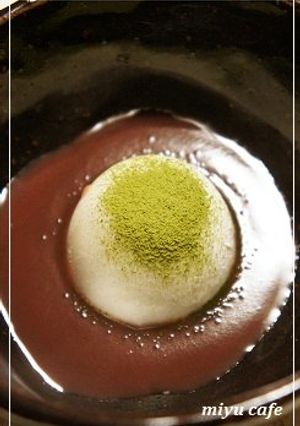 市販のアイスで簡単お洒落！「雪見しるこ」-レシピのメイン写真