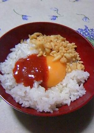 ひみつのお一人ランチ♪私のTKG-レシピのメイン写真