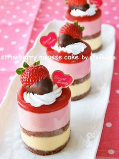 イチゴムースケーキ♪-レシピのメイン写真