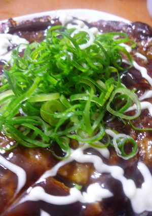 カリッとフワ旨☆鶏皮とネギのお好み焼き-レシピのメイン写真