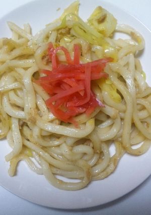 ツナの焼きうどん★しょうゆ味-レシピのメイン写真