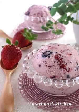 ベリーベリーチーズアイス-レシピのメイン写真