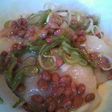 レンジdeネギたっぷり納豆餅