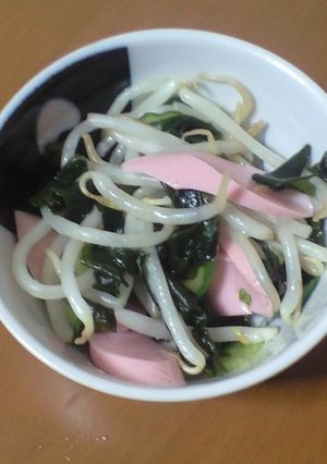 ワカメと魚肉ソーセージの酢の物-レシピのメイン写真