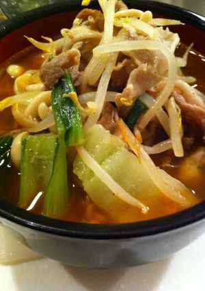 カラダ、ポカポカ、辛ラーメン-レシピのメイン写真