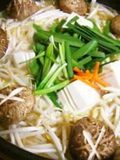 白味噌ベースのモツ鍋-レシピのメイン写真