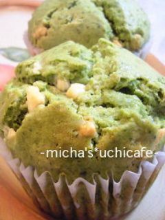 ★豆乳の抹茶ホワイトチョコマフィン★-レシピのメイン写真
