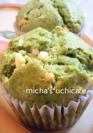 ★豆乳の抹茶ホワイトチョコマフィン★-レシピのメイン写真