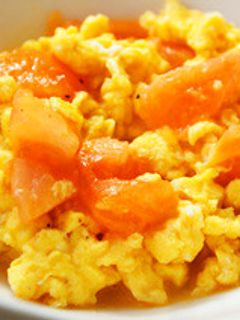 トマトと卵の炒め物-レシピのメイン写真
