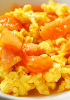 トマトと卵の炒め物-レシピのメイン写真