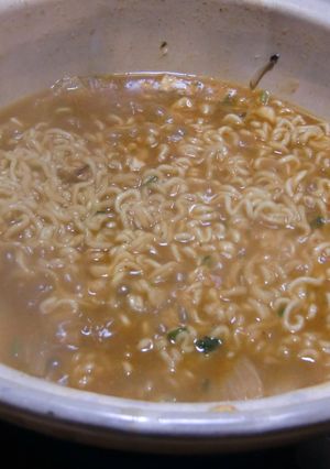 キムチ鍋の〆は辛ラーメンでぽっかぽか-レシピのメイン写真