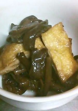芋がらと油揚げの煮物-レシピのメイン写真