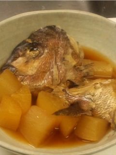 鯛 あら 大根-レシピのメイン写真