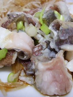 釣り人が作るマダイの皮の湯引き-レシピのメイン写真