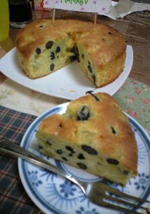 ＊栗甘露煮と黒豆のパウンドケーキ＊-レシピのメイン写真