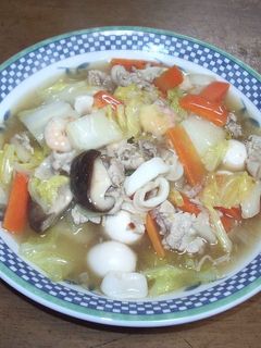 かんたん八宝菜(ミックスシーフード利用)-レシピのメイン写真