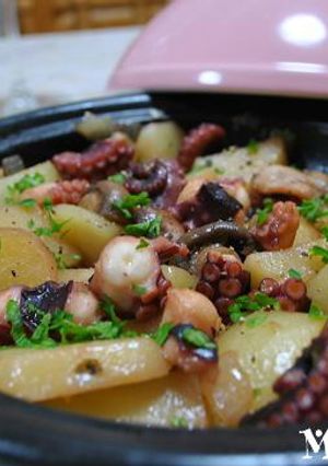 たことじゃがいものスペイン風蒸し焼き-レシピのメイン写真