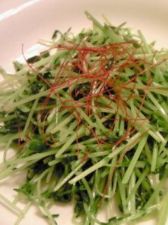 豆苗にんにく炒め♪-レシピのメイン写真