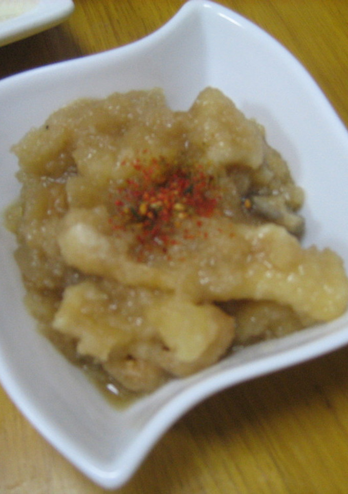 鶏皮♪大根おろしでおいしく-レシピのメイン写真