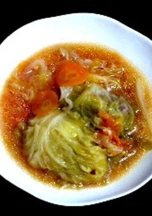 野菜たっぷり！とろとろロールキャベツ-レシピのメイン写真