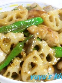 れんこんと鶏もも 甘酢炒め-レシピのメイン写真