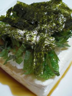 温奴でも冷奴でも!大葉おろし豆腐-レシピのメイン写真