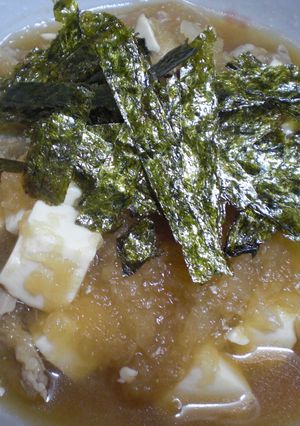 暖かヘルシー♡豚肉と豆腐のみぞれ煮✿-レシピのメイン写真