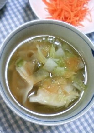 キャベツの節約スープ-レシピのメイン写真