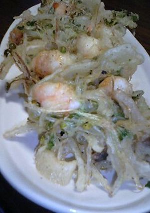 ＊さくさくカイワレ&えびかき揚げ＊-レシピのメイン写真