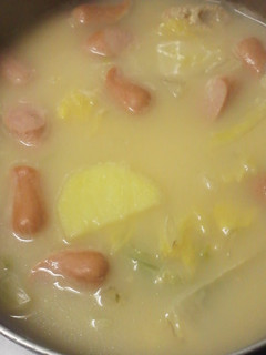 白菜の牛乳スープ-レシピのメイン写真